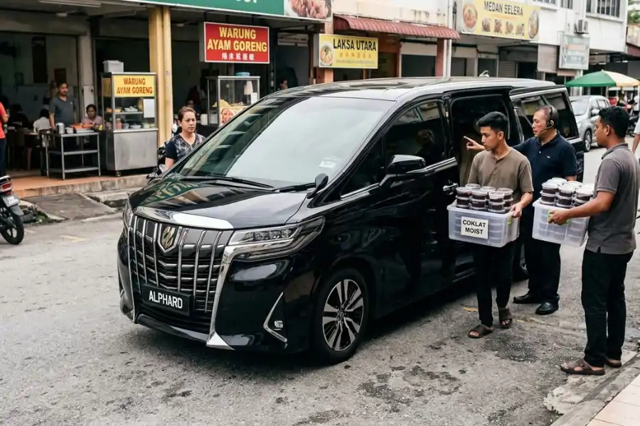 Terdapat dakwaan mengatakan penjual produk tersebut datang ke lokasi menggunakan kenderaan mewah dan dipercayai dihantar oleh seseorang.