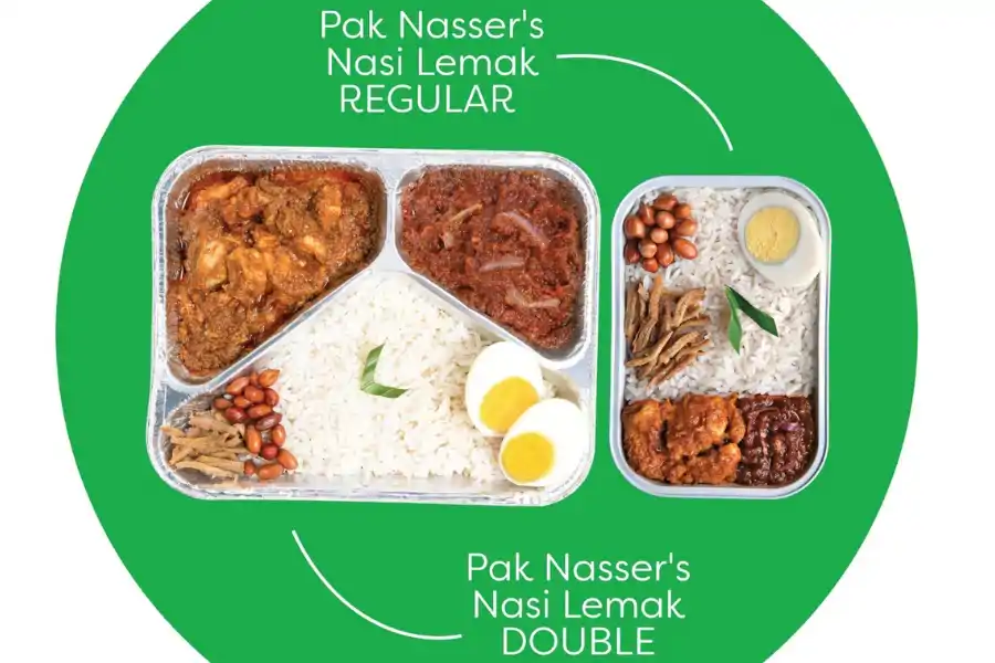 Nasi Lemak Pak Nasser merupakan antara hidangan popular di dalam penerbangan AirAsia.