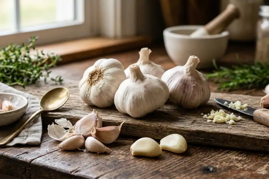 Bawang putih mempunyai aroma dan rasa yang sangat kuat. 