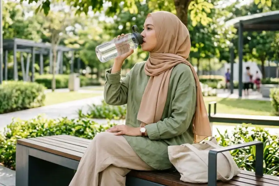 Minum air secara berlebihan boleh menyebabkan hiponatremia.