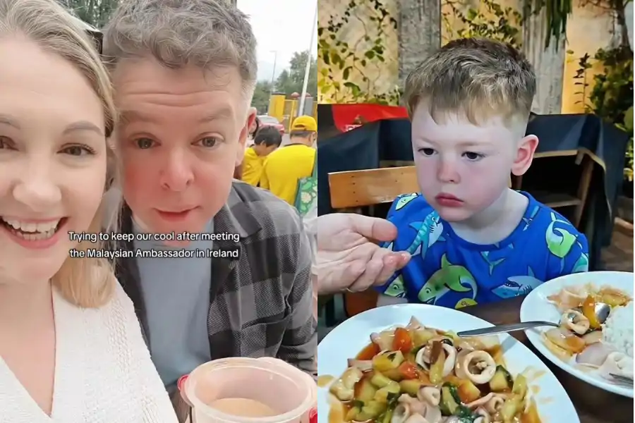 Penjaga Axel, Samantha dan Gavin akan membawa anak mereka ke Malaysia dua kali setahun.