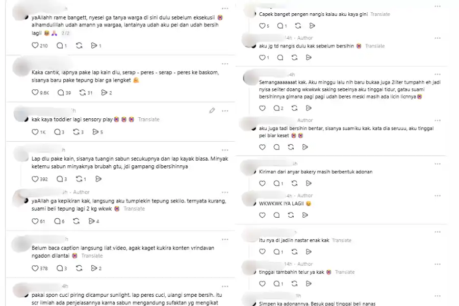 Komen netizen di laman Threads.