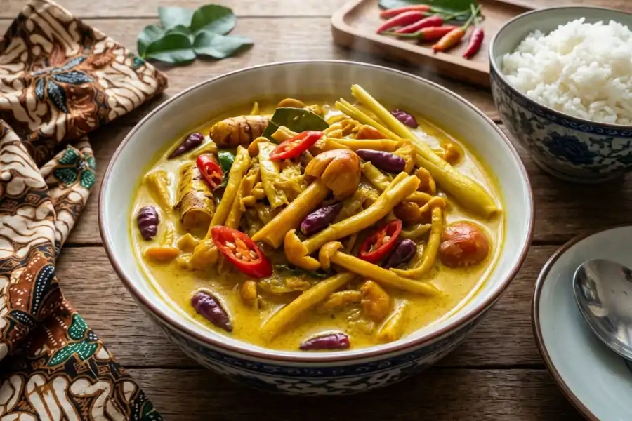 Antara masakan kulat buah ialah masak lemak cili api.