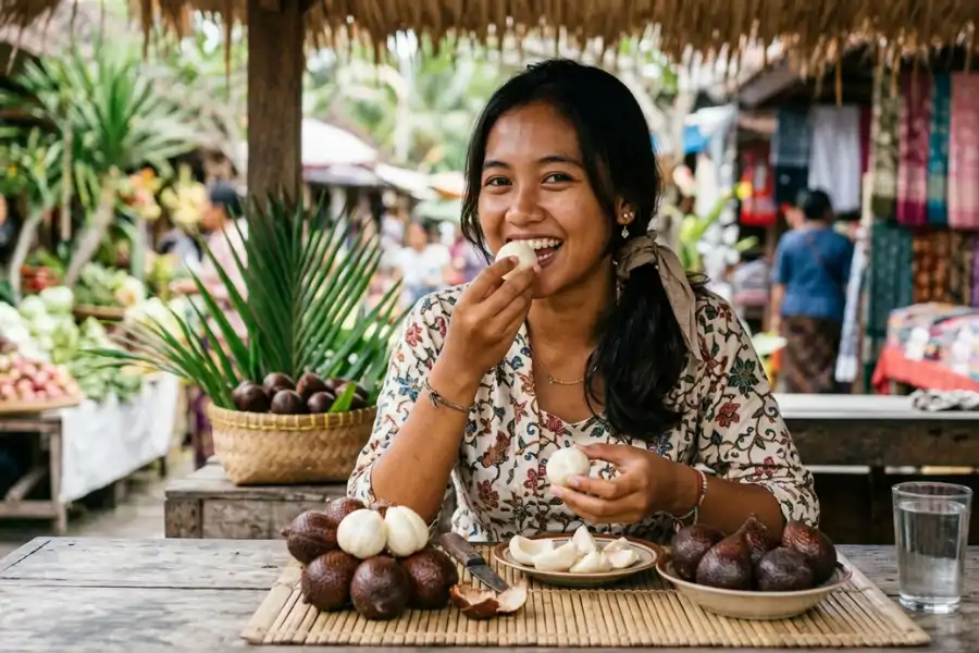 Salak mengandungi antioksidan yang dapat membantu menyokong kesihatan tubuh.