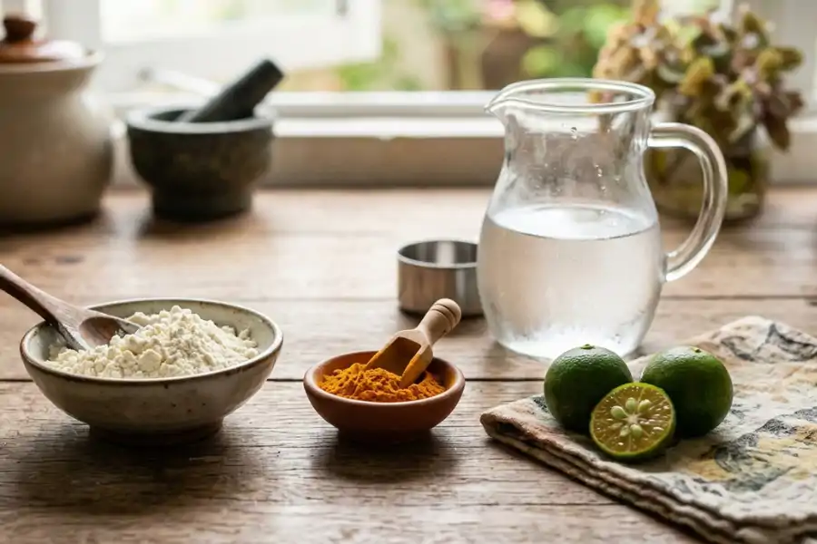Bahan yang digunakan mudah diperoleh di rumah.
