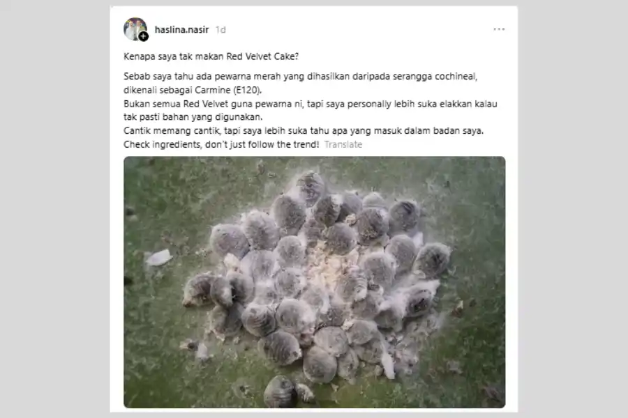 Perkongsian di laman Threads mencuri perhatian ramai.