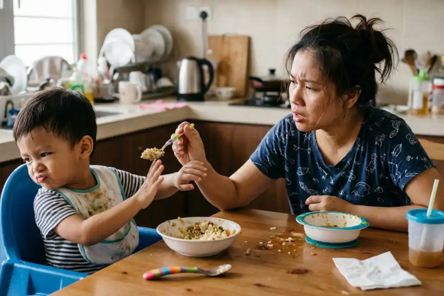 Ramai ibu sebenarnya berdepan masalah anak susah makan.