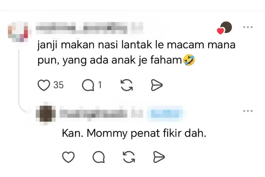 Antara komen netizen apabila memahami situasi yang dialami wanita tersebut.