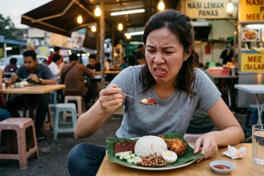 Ramai bernaggapan sambal nasi lemak buatan orang Indonesia tidak sedap berbanding orang tempatan.