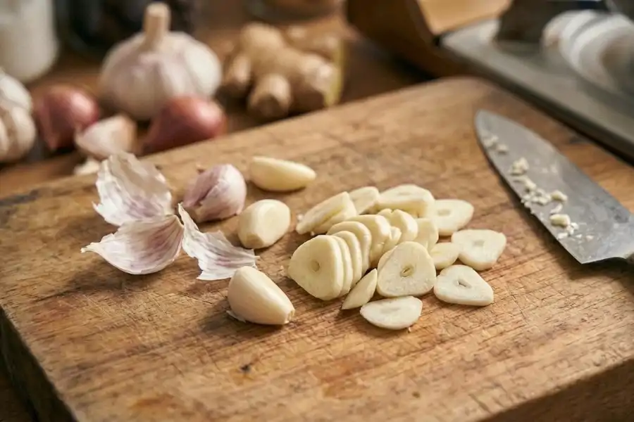 Bawang putih mengandungi antioksidan yang membantu melindungi sel tubuh.